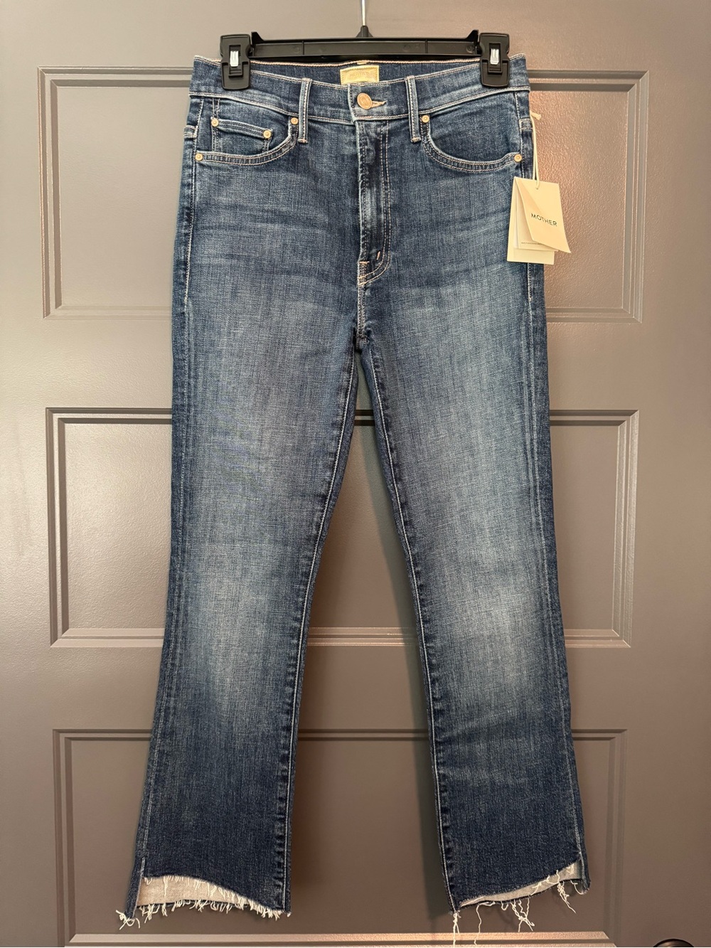 MOTHER Women’s Midwash Ankle Crop Jeans